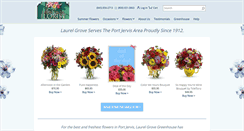 Desktop Screenshot of laurelgroveflorist.com
